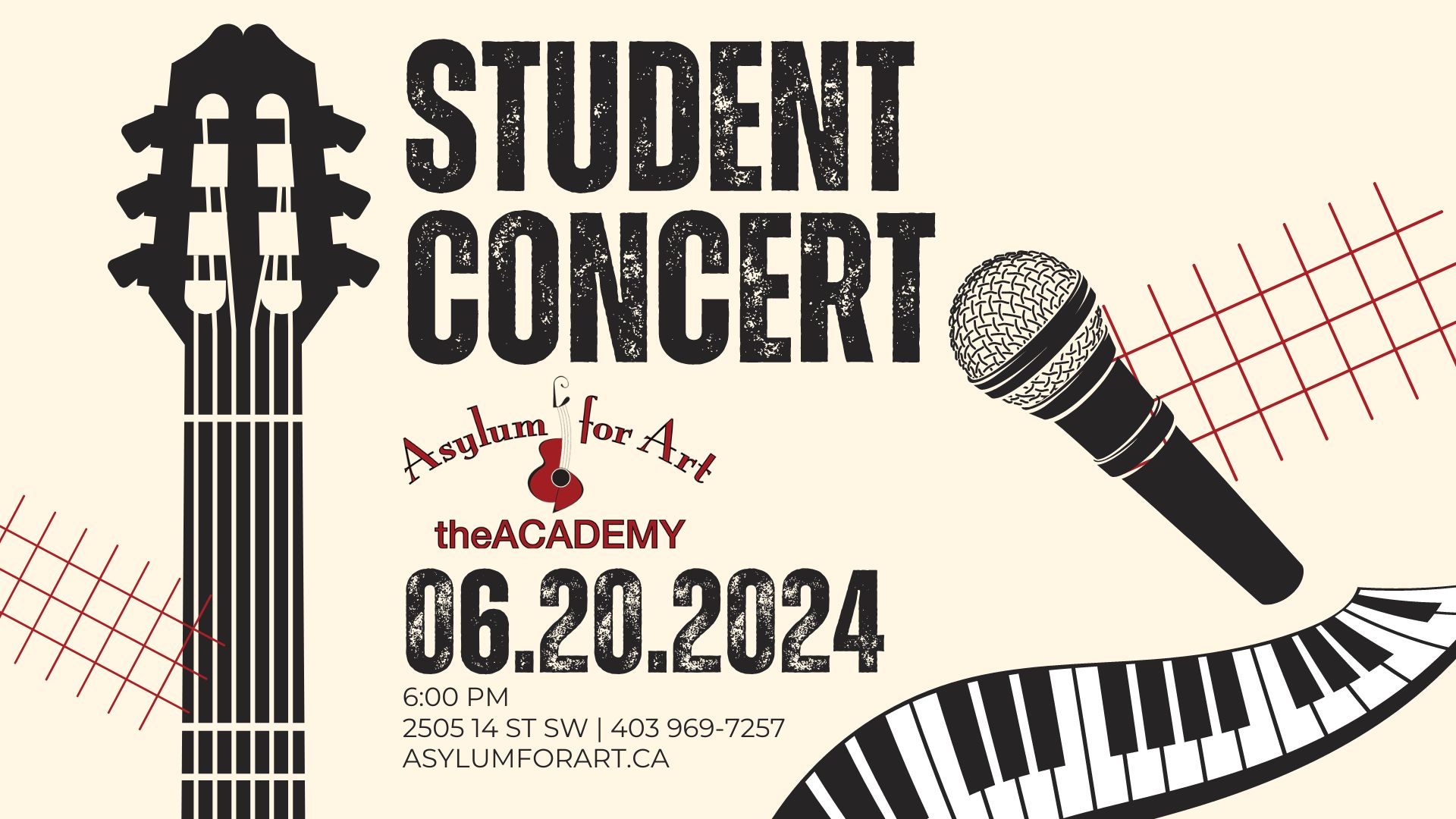 student concert poster